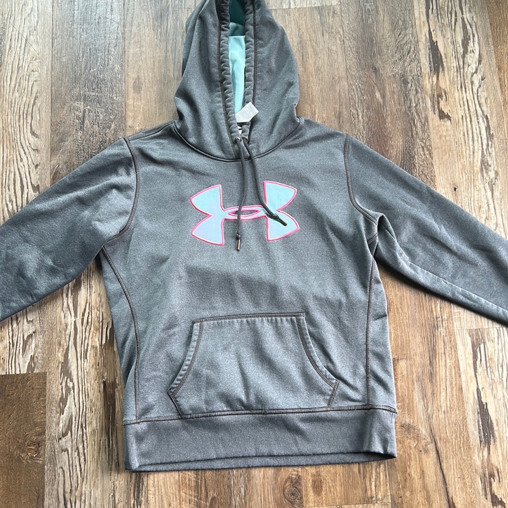 Gray under armour hoodie